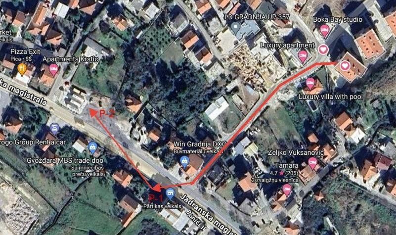 Apartment Sova Тиват Екстер'єр фото